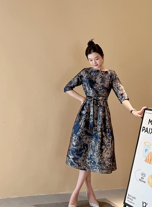 赤金色连衣裙HJ3S88 商品图2