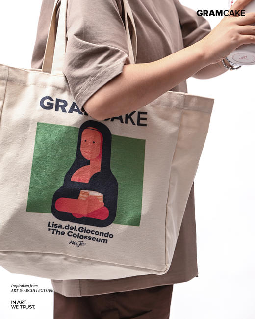 蒙娜丽莎帆布包 商品图3