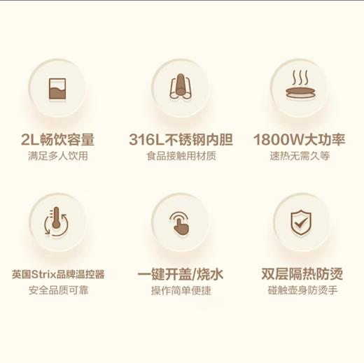 【小家电】苏泊尔电水壶SW-20S86A 商品图2