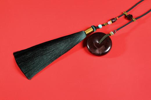 GJXJ0100-1°释然/紫檀平安扣挂件 商品图2