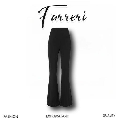 Lu*Lu groove黑色喇叭裤 赵露思同款 商品图0