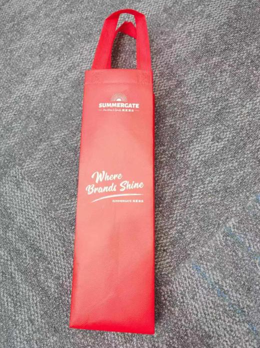 美夏红色单\双支无纺布袋 商品图0