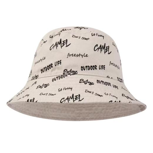 骆驼日系双面渔夫帽遮阳显脸小百搭盆帽休闲帽子 商品图3