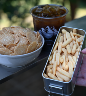 【熟半点双芝脆脆】（芝士脆脆+芝麻脆脆） 开袋即食健康休闲小零食