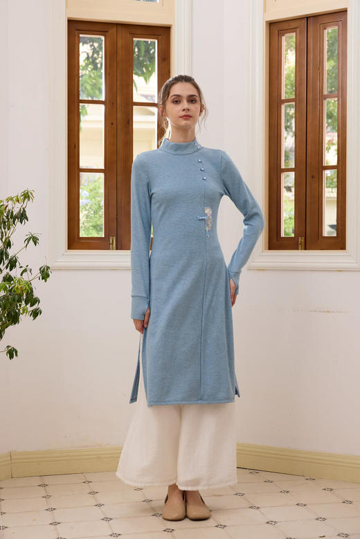 2024秋冬新款禅修上衣——S花锦颜 商品图0