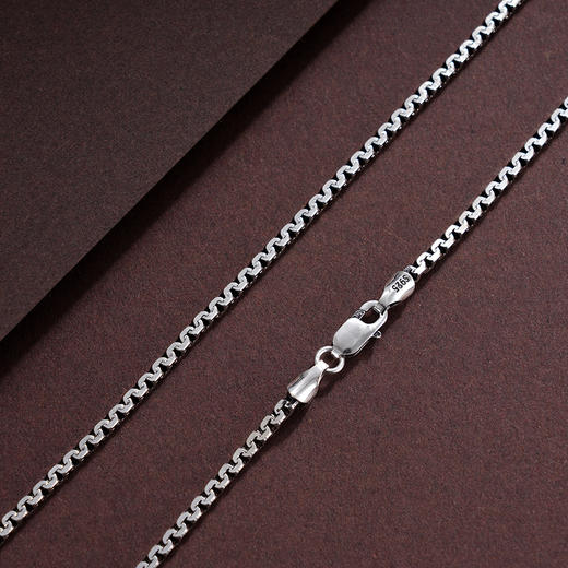 子佩集S925银仿古项链【YFXL038-24】纯银素银2409 商品图3