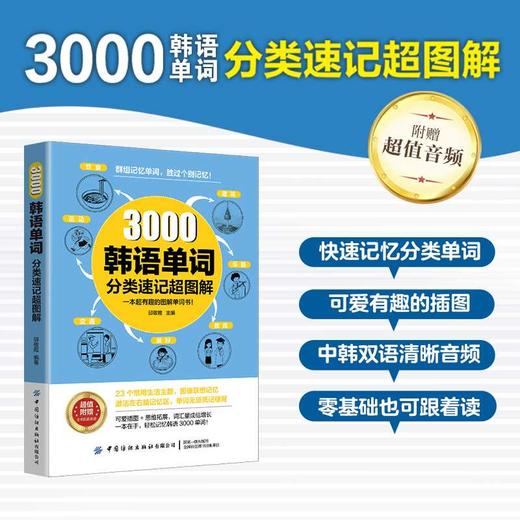 3000韩语单词分类速记超图解(邱敬霞) 商品图0