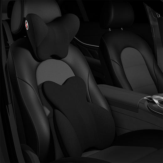 【够意思】【人体工程学设计理念 乳胶质感】汽车腰靠背垫护腰司机开车用座椅腰托腰部支撑头枕驾驶座车载腰垫（SGJW） 商品图2