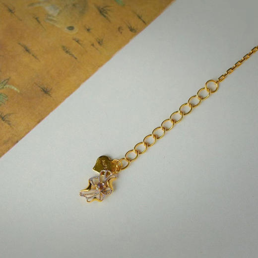 龢盒原创 风动荷叶 冰飘绿翡翠莲蓬手链 商品图3