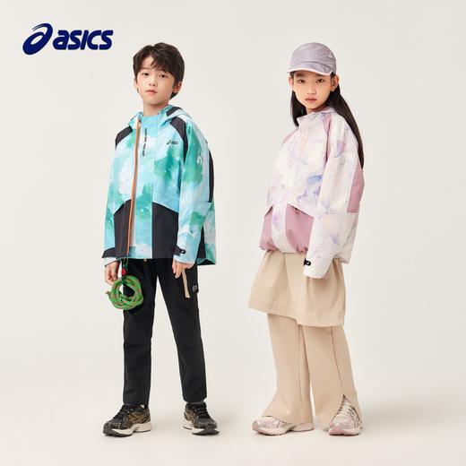 【商城同款】ASICS/亚瑟士童装秋季冲锋外套防水透湿印花冲锋夹克 商品图4
