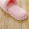 【舒适简约仿兔毛棉拖鞋】秋冬季长毛绒居家居木地板防滑一字平板月子毛毛拖鞋 商品缩略图2