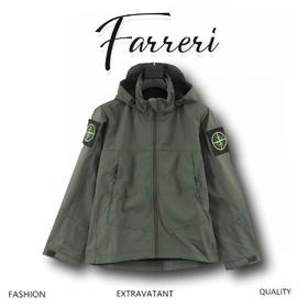 石*头岛 户外手臂微标冲锋衣ST1866  两款可选