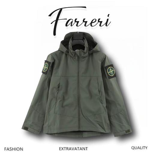 石*头岛 户外手臂微标冲锋衣ST1866  两款可选 商品图0