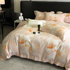 自然醒金太阳艾阳绒艾草天丝棉磨毛四件套轻奢印花被套裸睡床品KY 商品缩略图2