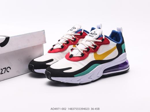 耐克NiKe Air Max 270 React W休闲运动跑步鞋AO4971-002男女鞋 商品图8