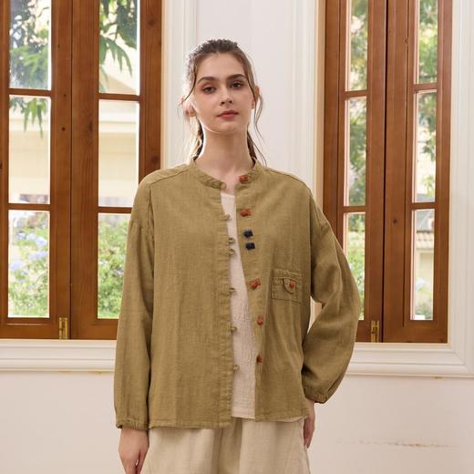 2024秋冬新款禅修设计休闲外套——淑忆 商品图0