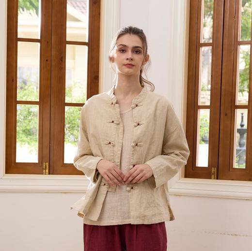 2024秋冬新款禅修休闲外套——墨染 商品图1