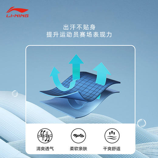 李宁 羽毛球服 男女同款 比赛训练速干短袖 AAYU149/AAYU150 商品图2