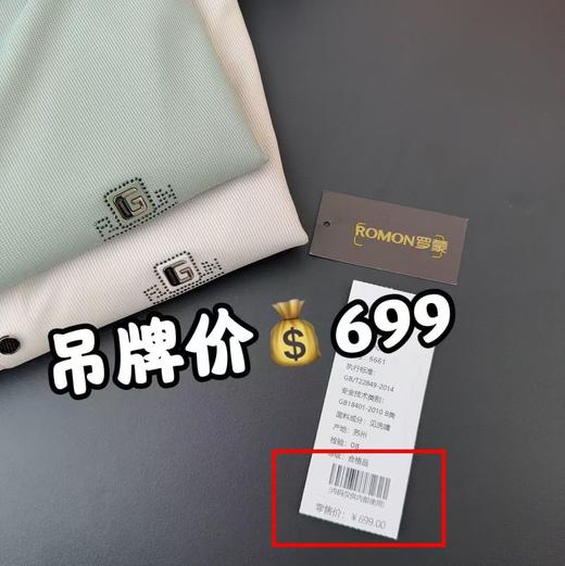 品牌直供罗蒙男士八色翻领POLO衫 商品图11