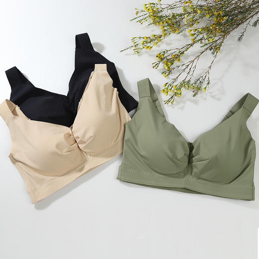 【特价39元1件】聚拢光面舒适贴合文胸-2243108 商品图4