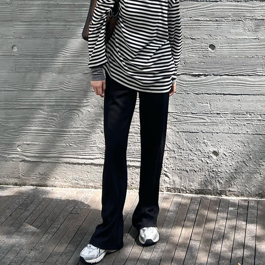 2409214   lulu坑条纹休闲长裤 商品图0