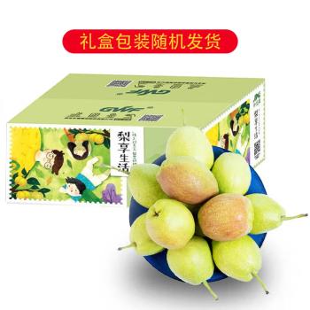 京鲜生 新疆库尔勒香梨 8斤装 一级 单果100g+ 生鲜水果礼盒 商品图3