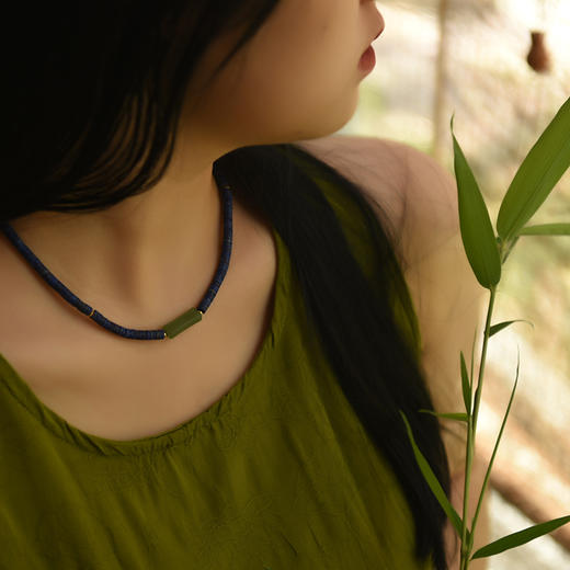 木火土金水五行相生文艺项链 商品图0