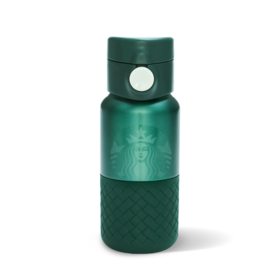 星巴克不锈钢保温杯墨绿色355ml