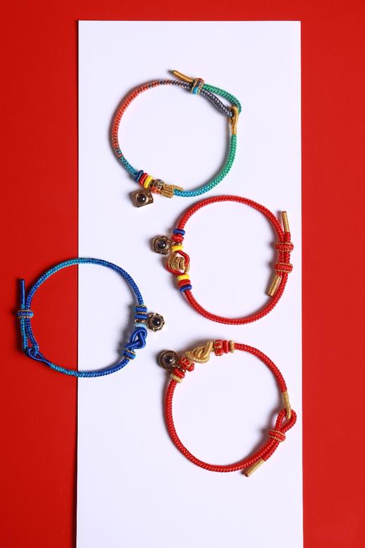 XYZT0685°钛钢裸眼佛像欢喜手绳 商品图3