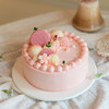 「新品」花舞蜜桃——低甜蜜桃莓果芝士慕斯奶油蛋糕【清甜蜜桃 沁甜绵软】 商品缩略图2