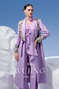 4202068 淡紫静怡 进口亮丝斜纹大衣 雾境 商品缩略图2