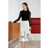 司歌弹力醋酸上衣套头荷叶蕾丝长袖T901244X 商品缩略图2