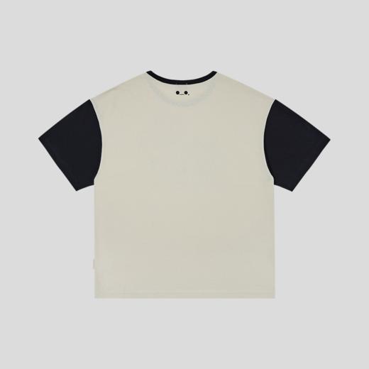 GOODBAI GOODEES漫画封面女孩图案oversize撞色短袖T恤 商品图4