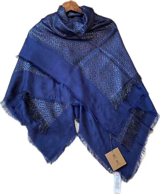 Bur真丝羊毛大围巾🧣披肩！140*140 自己备注颜色 商品图0