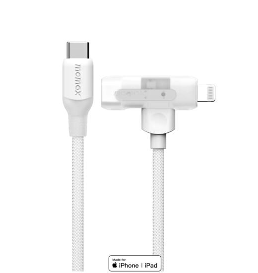 momax 连接线 二合一编织快充 usb c to usb c to lightning 1.5米 商品图0