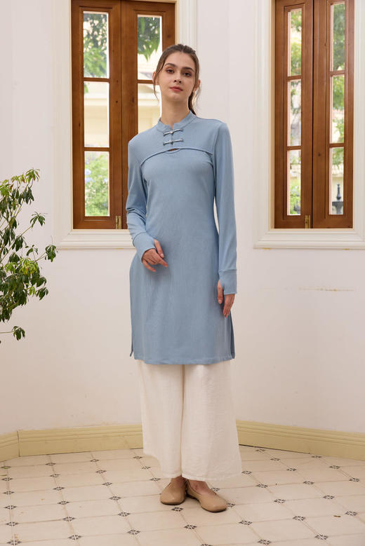 2024秋冬新款禅修上衣——S宛静 商品图0