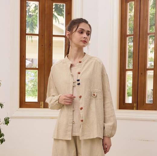 2024秋冬新款禅修设计休闲外套——淑忆 商品图3