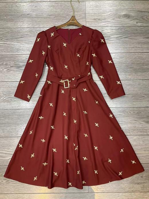 朱樱色连衣裙HJ3S75 商品图0