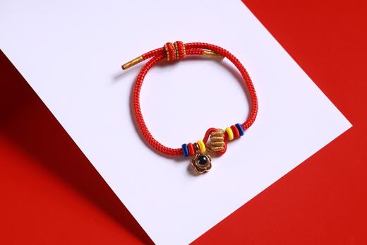 XYZT0685°钛钢裸眼佛像欢喜手绳 商品图7