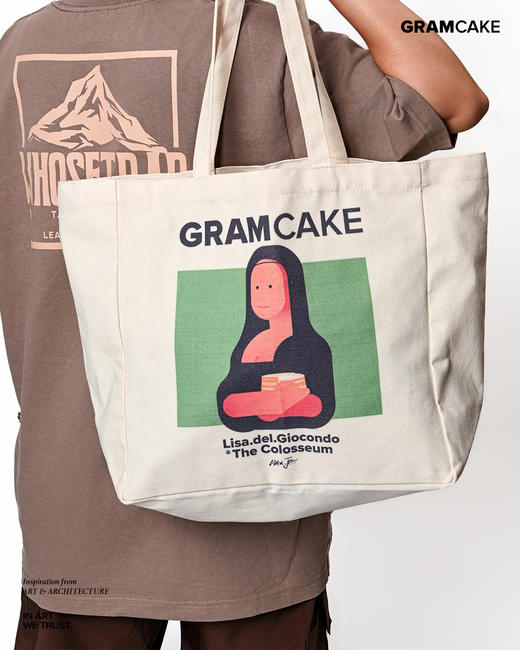 蒙娜丽莎帆布包 商品图1