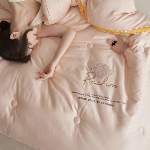自然醒A类有氧羊绒抗菌冬被柔软保暖加厚被芯家用双人被LFS 商品图11