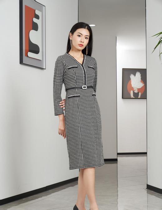 漆黑色连衣裙HJ3S96 商品图1