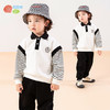 贝贝怡男童套装秋装2024儿童撞色运动休闲卫衣两件套春秋中大童衣服ZB3DT019 商品缩略图2