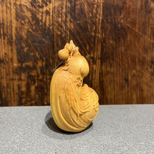 寿星°黄杨木小摆件/把件 商品图1