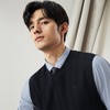 【高端系列】柒牌V领背心毛衣男2024秋冬新款商务保暖休闲针织衫	127Y70940 商品缩略图1
