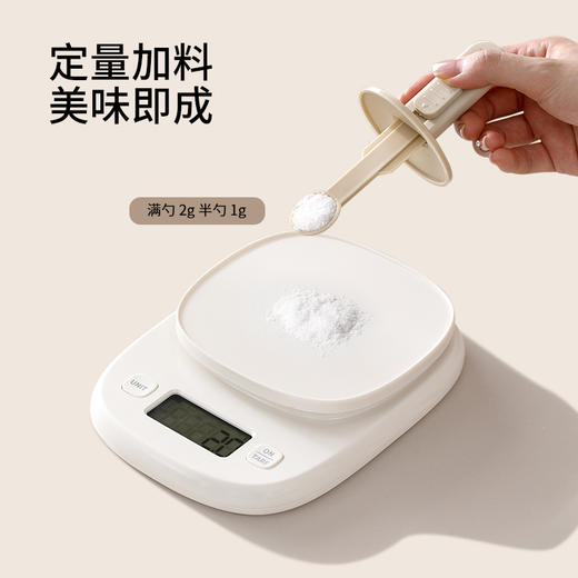 FaSoLa调料罐勺盖一体调料盒厨房调料分装瓶味精密封盐罐调味罐 商品图2