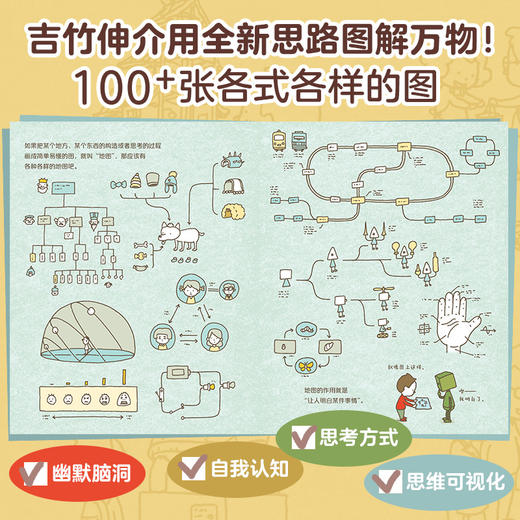 我到底在哪里呢 （绘本界顶流吉竹伸介新作、图像思维、未来规划、想象力、逻辑力）(吉竹伸介  著 ) 商品图4