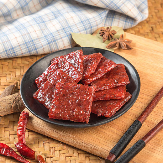 富崎乐五香味猪肉脯120g/051774 色泽自然均匀口感出众 商品图1