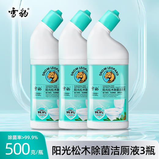 【双十二】雪豹生态家清  阳光松木除菌洁厕液 (阳离子除菌)500g L 30297 商品图1