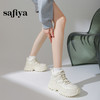 Safiya/索菲娅2024冬潮酷加绒保暖厚底高帮轻便百搭运动老爹鞋SF44112053 商品缩略图9